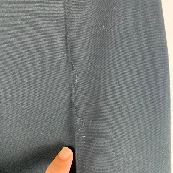 Polo Ralph Lauren Leggings Womens Medium Black Pintuck Ankle Zip Skinny Pants * - Picture 3 of 15